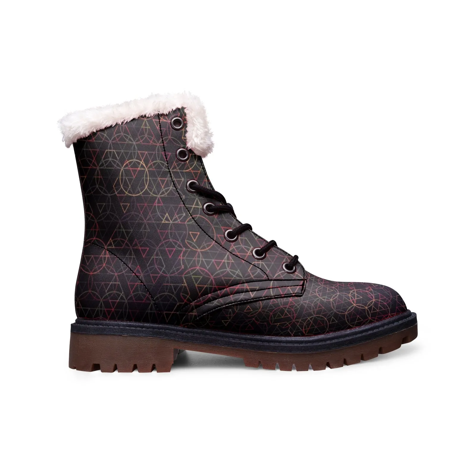 Unisex Lace Up Winter Boots Fashion Comfort Chukka Boots