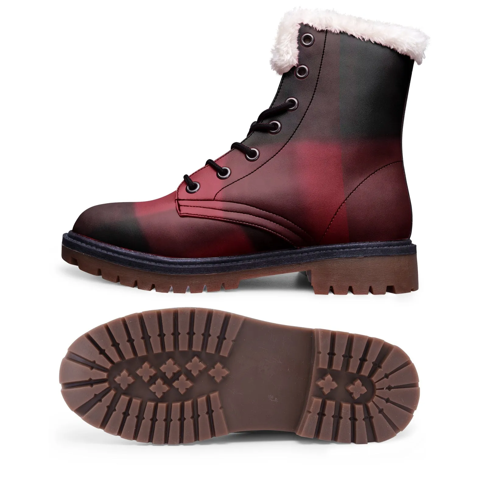 Unisex Lace Up Winter Boots Fashion Comfort Chukka Boots