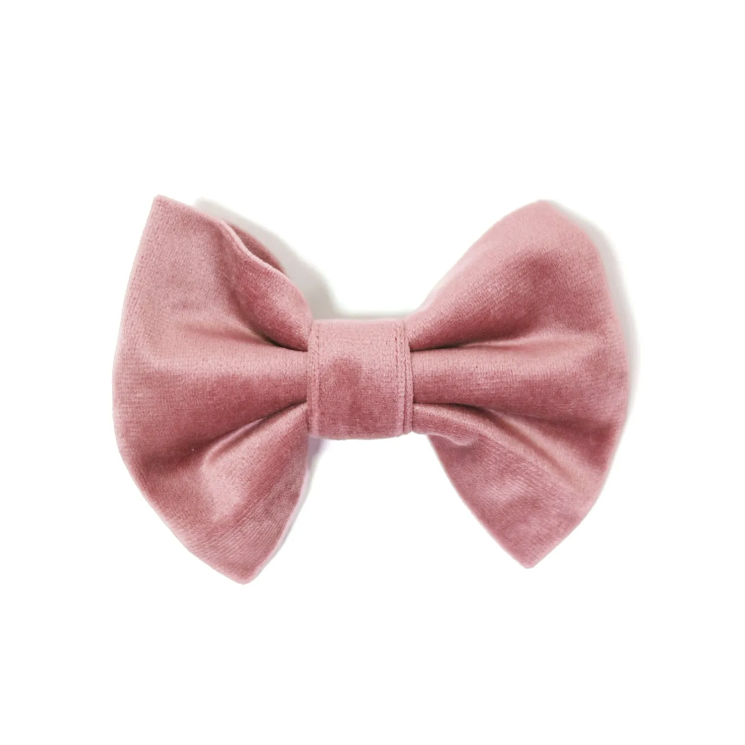 Velvet Rose Blossom Classic Dog Collar   Bow Tie