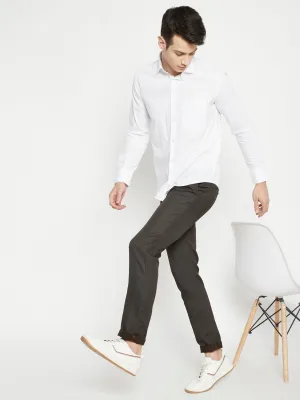 White Solid Shirt