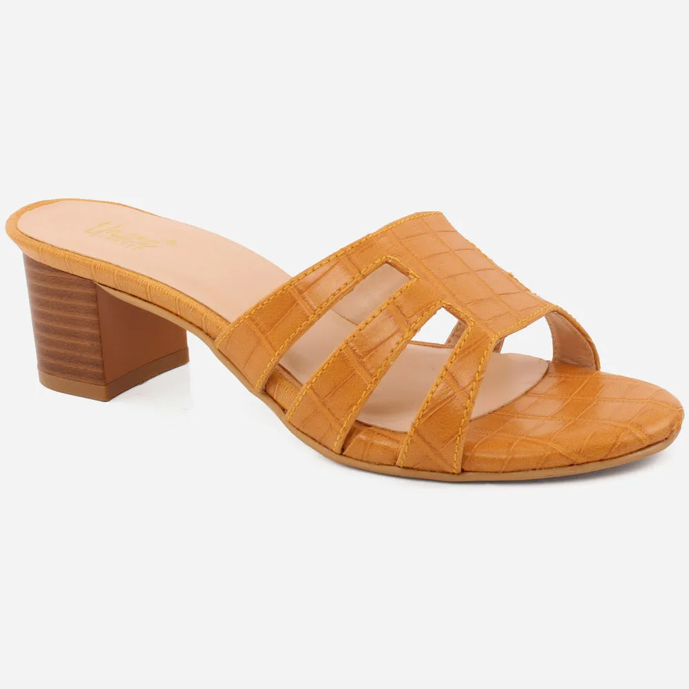 Women "MEGAN" Block Heel Sandals
