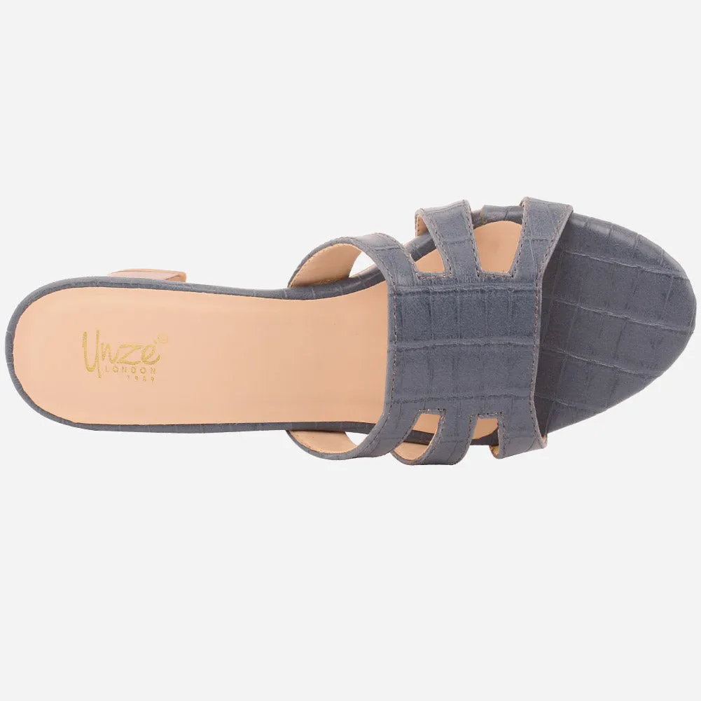 Women "MEGAN" Block Heel Sandals