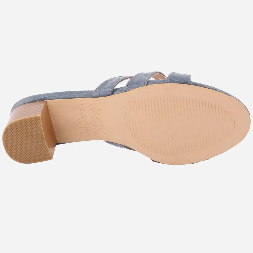 Women "MEGAN" Block Heel Sandals