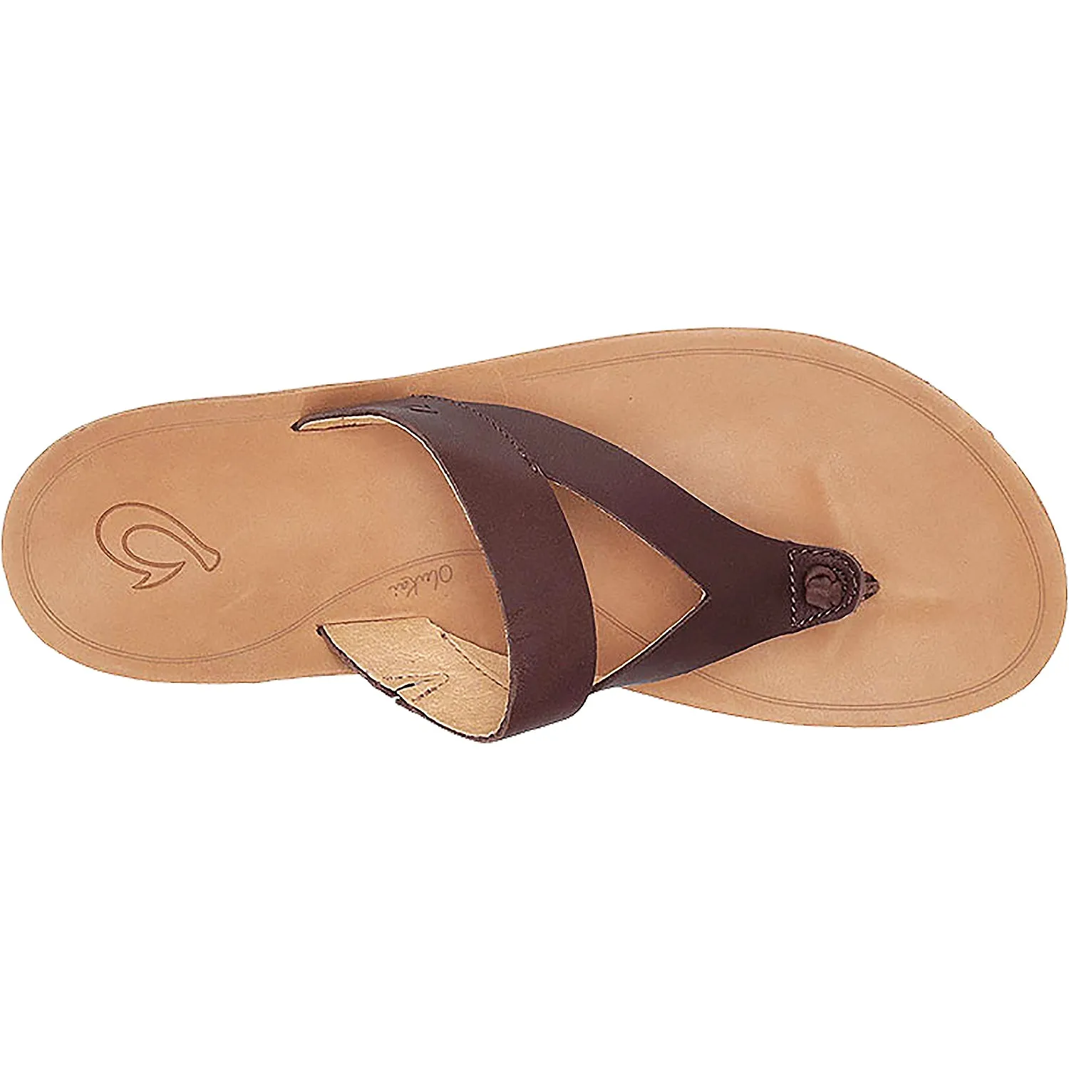 Women's OluKai Kaekae Ko'o Kona Coffee Leather