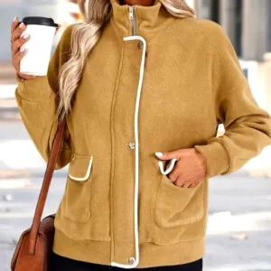 Women's Camel warm lightweight jacket sz X-large